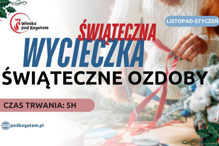 WYCIECZKA ŚWIĄTECZNE OZDOBY SWIATECZNA