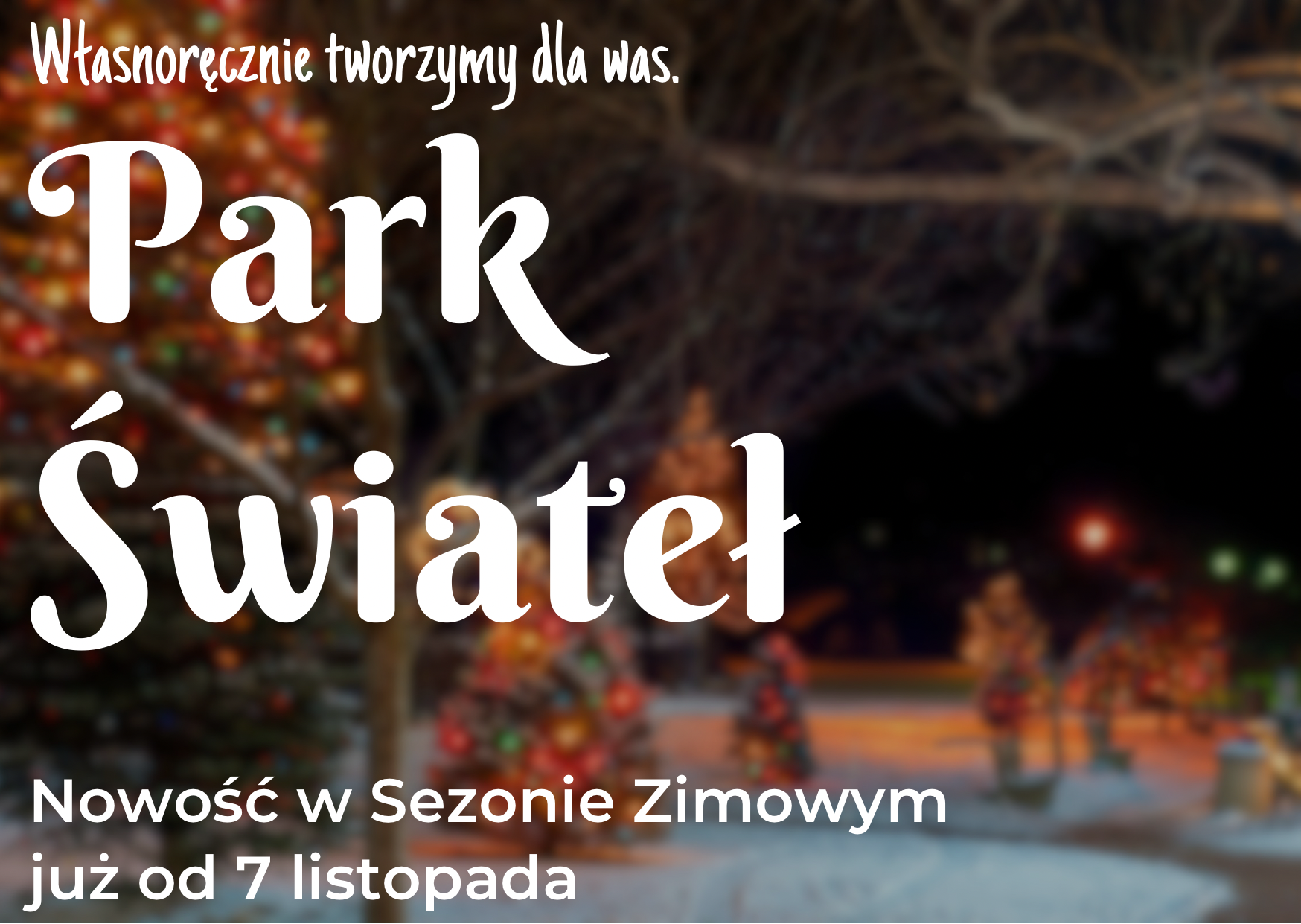 Ręcznie robiony Park Świateł